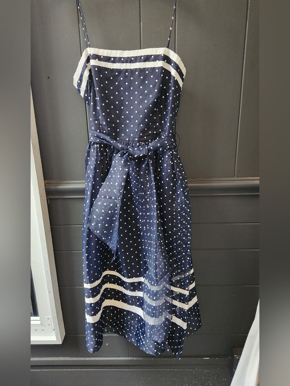 Vintage Polka Dot Dress with spaghetti straps